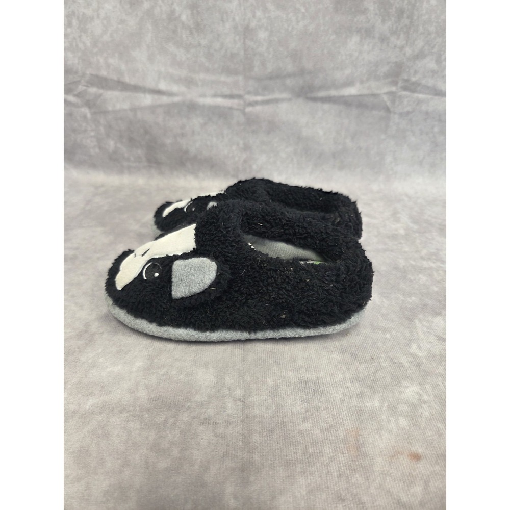 Toddler Panda Bear Slippers SZ-9M BLK